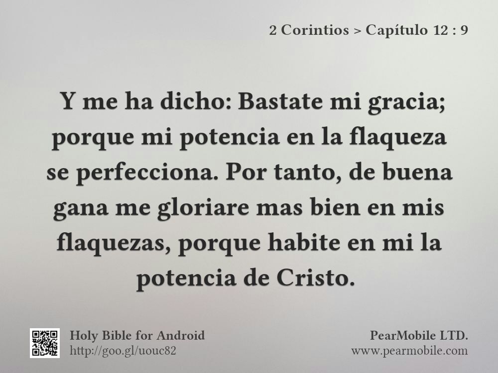 2 Corintios, Capítulo 12:9